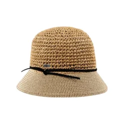 Camila - Raffia & Paper Straw Cloche Hat