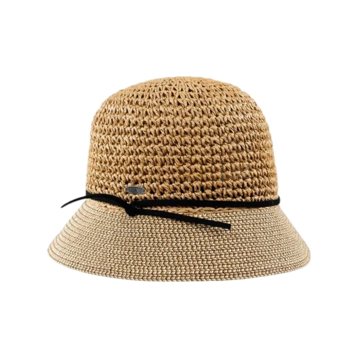 Camila - Raffia & Paper Straw Cloche Hat
