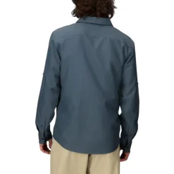 Men's AirExchange UPF 40 Long-Sleeve Collared Shirt