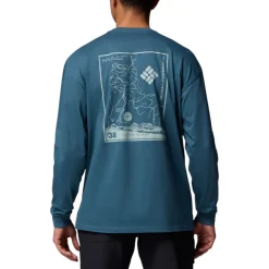 Men's Black Butte Long Sleeve Graphic T-Shirt