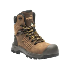 Men's Iron Brown Composite Toe Work Boots 8''