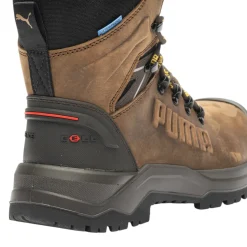 Men's Iron Brown Composite Toe Work Boots 8''
