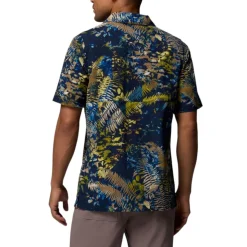 Men's Tech Trail Utility Printed Woven Short Sleeve Shirt