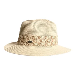 Women's Fia Paper Straw Ferdora Hat