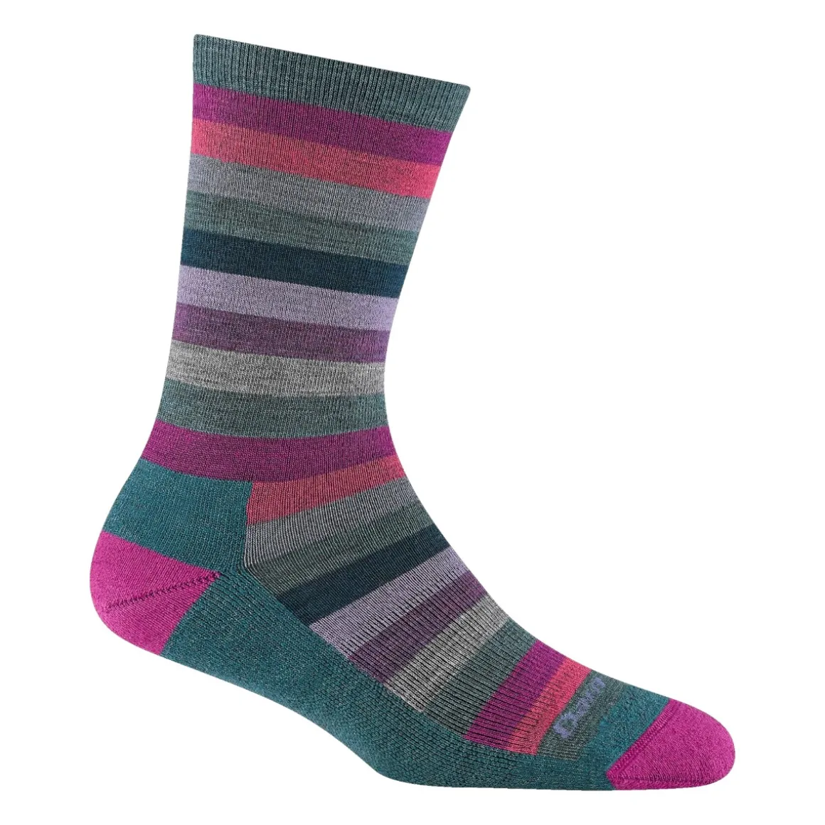 Women's Mystic Stripe Crew Lightweight Lifestyle Socks