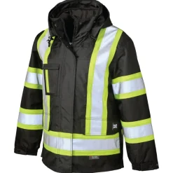 Women's SJ46 Poly Oxford 5-In-1 Safety Jacket