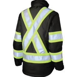 Women's SJ46 Poly Oxford 5-In-1 Safety Jacket