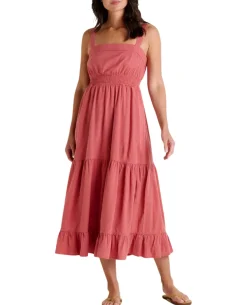 Women's Taj Hemp Tiered Midi Dress