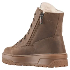 Women's Zip-Up Lace-Up Spiked Tara Boots